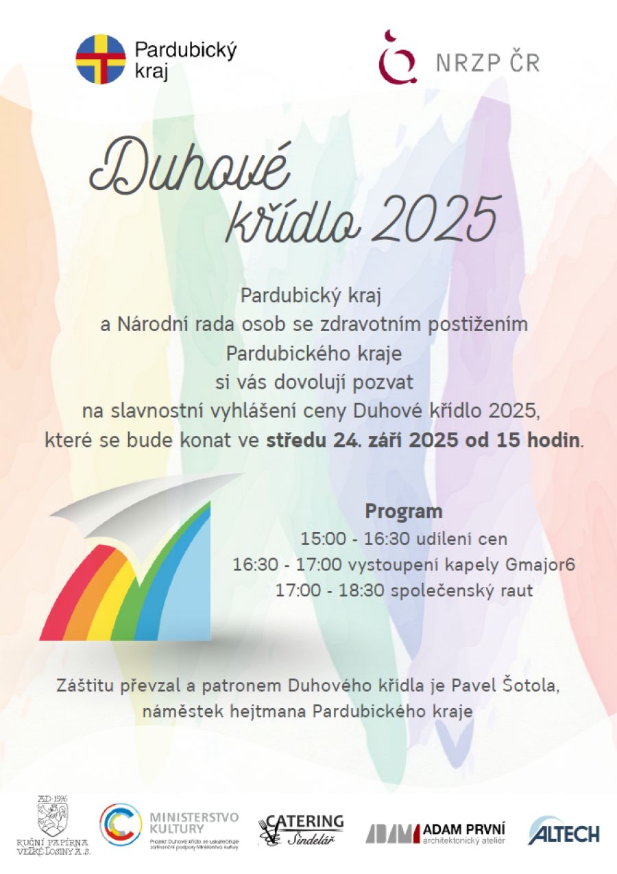24. 9. 2025 Předávání cen Duhové křídlo 2025
